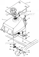 CARBURANT TANK Sportsman 4x4 W968040 (4935943594A013)