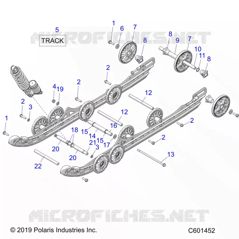 SUSPENSION ARRIERE AND TRACK