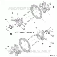 SUSPENSION AVANT CARRIER- Z21S1E99AR/BR (C700110-2)