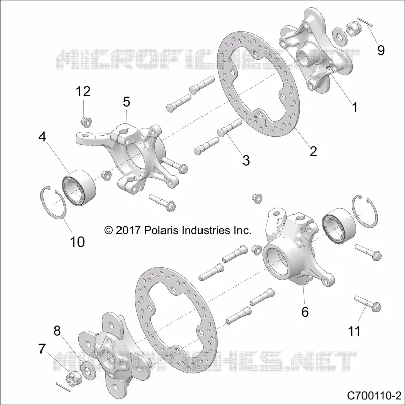 SUSPENSION AVANT CARRIER- Z21S1E99AR/BR (C700110-2)