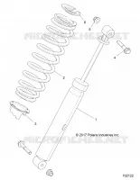 SUSPENSION, AMORTISSEUR ARRIERE MOUNTING
