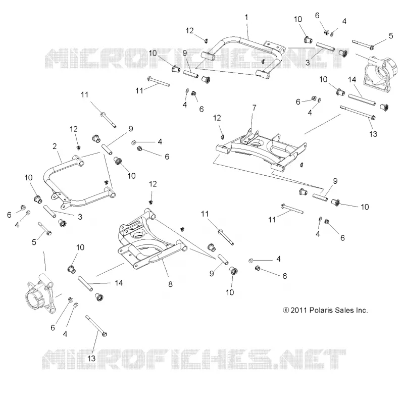 SUSPENSION ARRIERE CONTROL ARMS
