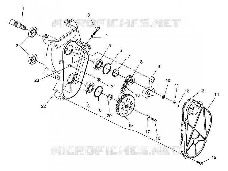 CARTER DE CHAINEE ASSEMBLY XLT SPECIAL (XTRA) 0946767 (4927112711017A)