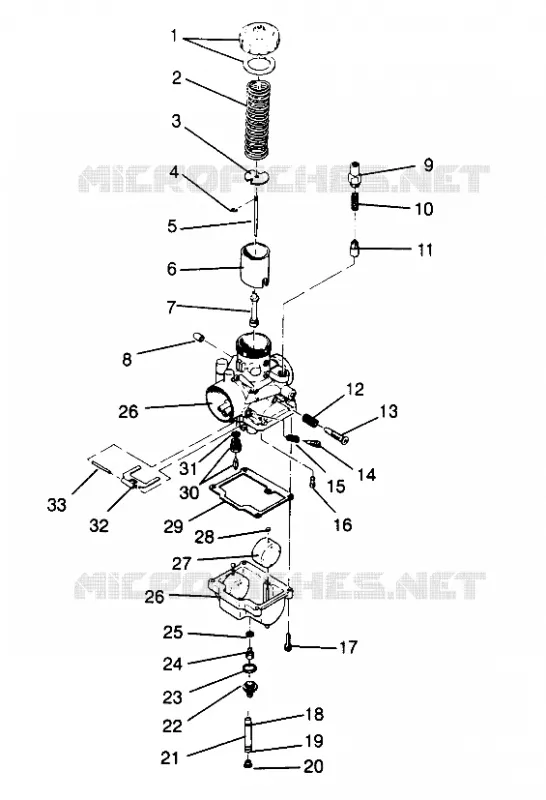 CARBURATEUR XLT TOURING 0963357 AND EUROPEAN XLT TOURING E963357 (4931923192C011)