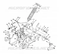 BRAS OSCILLANT WELDMENT (MIDDLE) 250 4x6 / W928627 (4922902290029A)