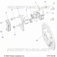 BRAKES, ETRIER DE FREIN ARRIERE