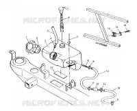 RESERVOIR D'HUILE ASSEMBLY 6x6 400L, SWEDISH S948740 and  NORWEGIAN N948740 (4926812681010A)