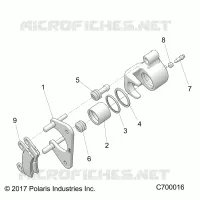 FREIN ARRIERE CALIPER