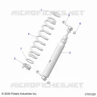 SUSPENSION, AMORTISSEUR AVANT MOUNTING