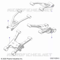 SUSPENSION ARRIERE CONTROL ARMS