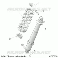 SUSPENSION ARRIERE SHOCK MOUNTING