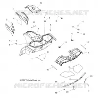 HABITACLE AVANT and FRONT BOX COVER