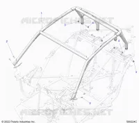 CHASSIS, EXCURSION TOP, MOUNTING