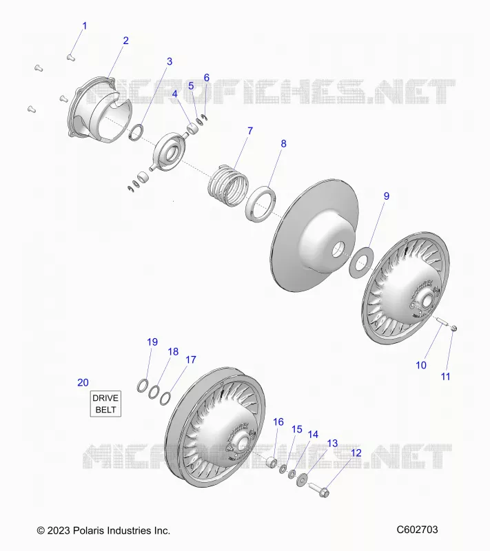 SYSTÃˆME DE TRANSMISSION, CLUTCH, SECONDARY