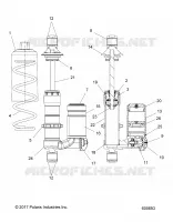 SUSPENSION, AMORTISSEUR AVANT TRACK (ADVENTURE, XC)