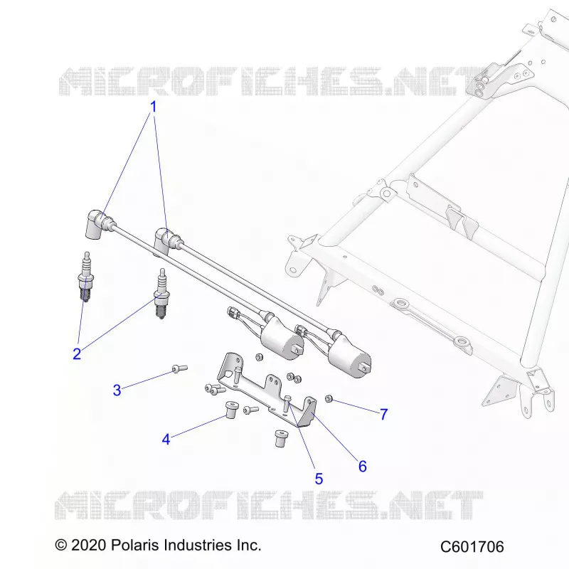 ELECTRICITE, IGNITION COIL, MOUNT, AND SPARK PLUGS