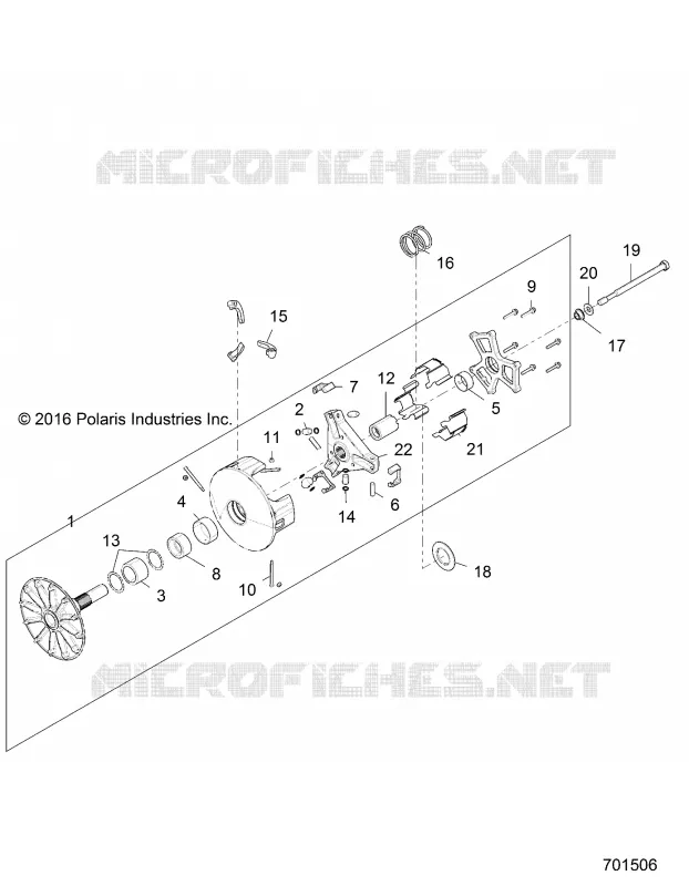 SYSTÈME DE TRANSMISSION, PRIMARY CLUTCH