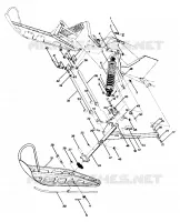 SUSPENSION AVANT AND SKI SPORT, TRAIL, 400 AND 600 (4912701270007A)