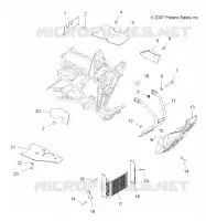 CHASSIS, FRONT PARE CHOCS