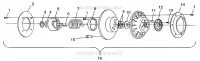 EMBRAYAGE DE TRANSMISSION XCF 0971643 (4938613861B014)