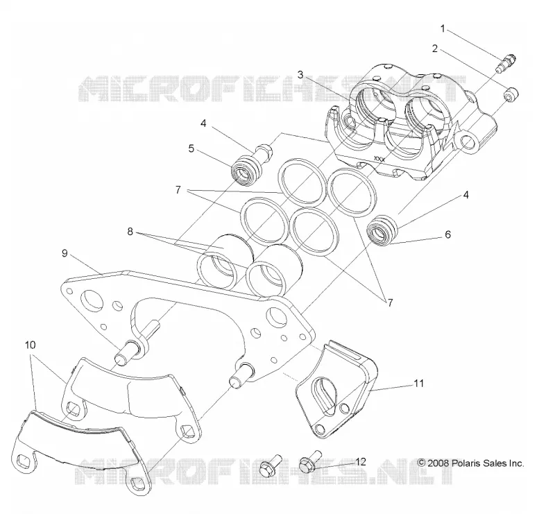 FREIN AVANT CALIPER