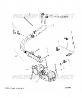 FUEL SYSTEM, RAIL, LINES AND ACCELERATEUR BODY