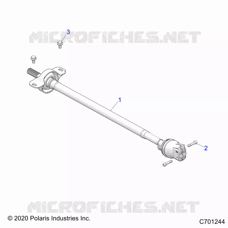 SYSTÃˆME DE TRANSMISSION, FRONT PROP SHAFT