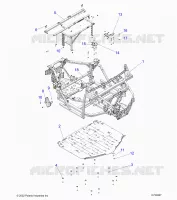 CHASSIS, MAIN FRAME AND SKID PLATES