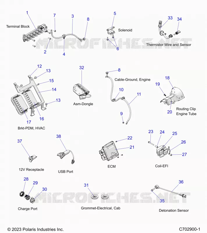 ELECTRICITE, COMPONENTS
