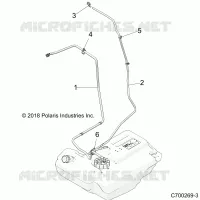 BODY, CARBURANT LINES, STD.