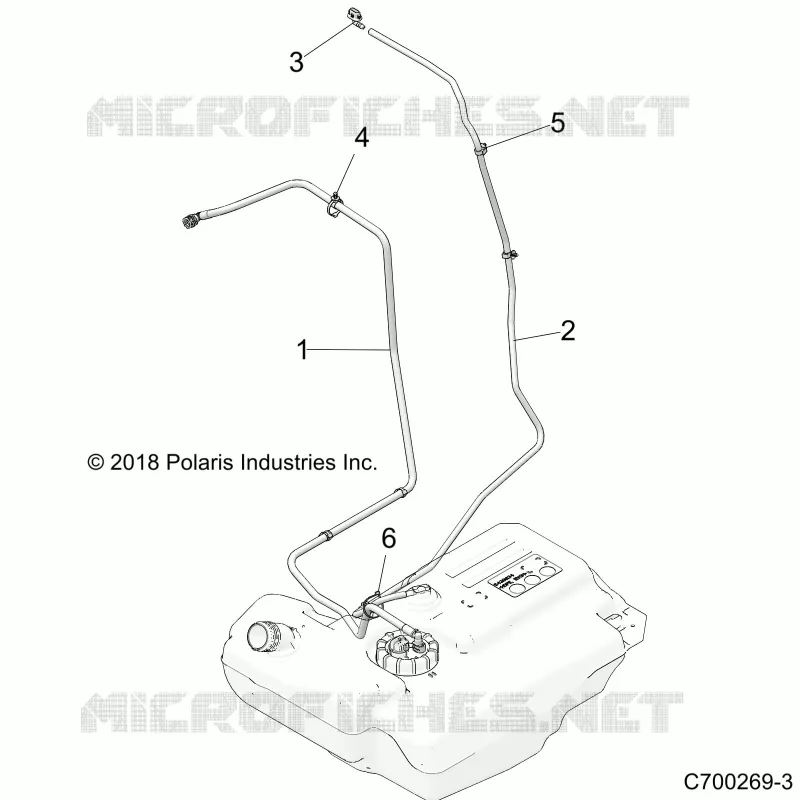 BODY, CARBURANT LINES, STD.