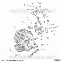 ENGINE, PRISE D'AIR MANIFOLD