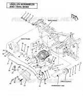 ENGINE AND SUPPORT SILENCIEUX (4911991199008A)