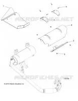 ENGINE, ECHAPPEMENT, SHIELDS