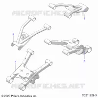 SUSPENSION ARRIERE CONTROL ARMS