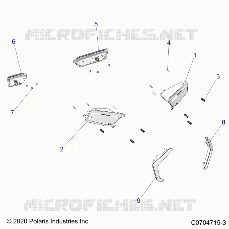 ELECTRICITE, HEADLIGHTS AND TAILLIGHTS