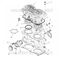 CYLINDRE 440 XCR 0961660 (4932113211C010)