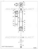 SUSPENSION, AMORTISSEUR ARRIERE