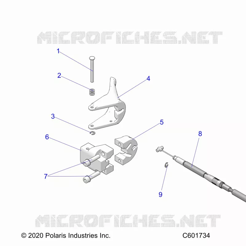 MOTEUR, THROTTLE ASM.