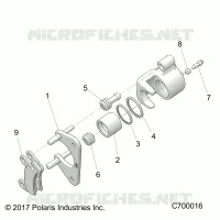 FREIN ARRIERE CALIPER