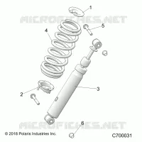 SUSPENSION, AMORTISSEUR AVANT MOUNTING