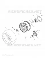 ROUES, REAR AND HUB