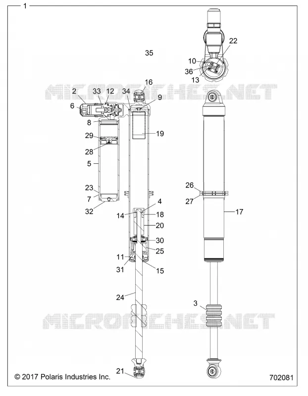 SUSPENSION ARRIERE SHOCK (TO 2/12/2018)