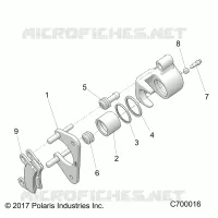 FREIN ARRIERE CALIPER