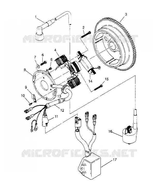 STATOR ASSEMBLY Trail Blazer W947221 (4926832683C007)