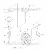 MOTEUR, CARBURATEUR, UPPER