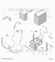 ELECTRICITE, BATTERY/BOX AND CABLES