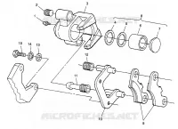 ETRIER DE FREIN INTERMEDIAIRE BIG BOSS 6X6 400L W97AE38A (4940814081C001)