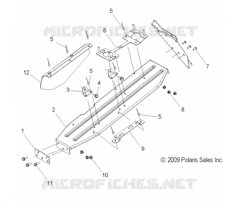 CHASSIS, PROTECTION D'EMBRAYAGE ASM.