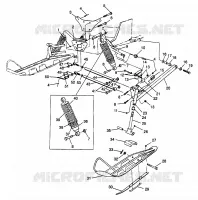 SUSPENSION AVANT AND SKI ULTRA 0976778 AND EUROPEAN ULTRA E976778 (4938053805B001)